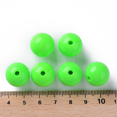 Opaque Acrylic Beads MACR-S370-C16mm-23-1