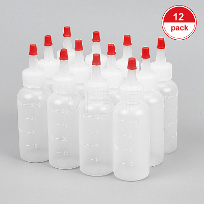 Plastic Graduated Squeeze Bottles AJEW-BC0001-02A-1