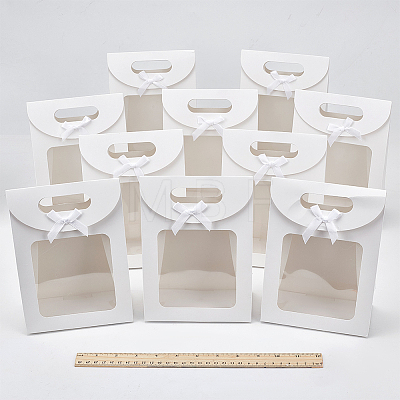 Rectangle Kraft Paper Gift Bags ABAG-WH0038-27A-02-1
