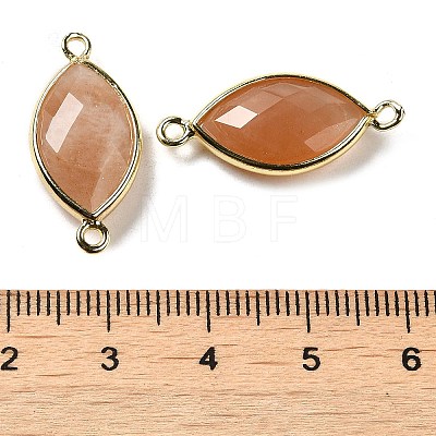 Natural Mixed Stone Faceted Connector Charms G-K347-03G-B-1