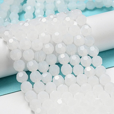 Imitation Jade Glass Beads Stands EGLA-A035-J8mm-D05-1