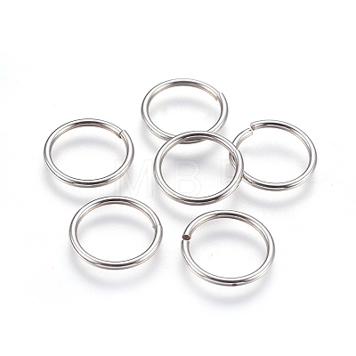 Tarnish Resistant 304 Stainless Steel Saw Cut Open Jump Rings STAS-P212-25P-21-1