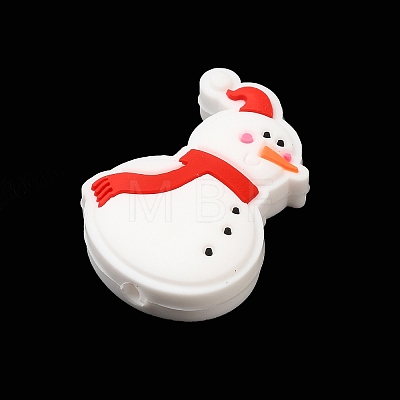 Christmas Theme Silicone Focal Beads SIL-G011-09A-1