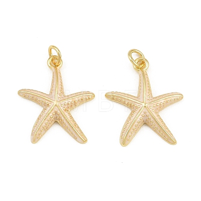Brass Enamel Pendants KK-CBACBC6-05G-05-1