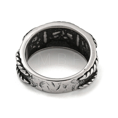 304 Stainless Steel Ring RJEW-B055-04AS-01-1