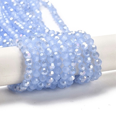 Imitation Jade Glass Beads Stands EGLA-A035-J4mm-B03-1