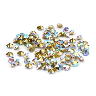 Grade AAA Pointed Back Resin Rhinestones CRES-R120-2.0mm-34-1