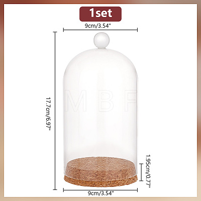 Glass Dome Cover DIY-WH0430-560B-1