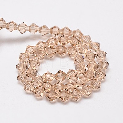 Imitate Austrian Crystal Bicone Glass Beads Strands LS-GLAA-F029-6x6mm-12-1