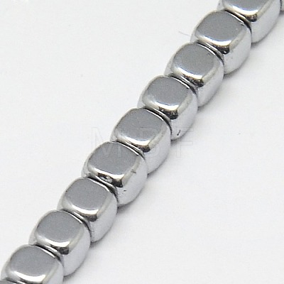 Electroplate Non-magnetic Synthetic Hematite Beads Strands G-J172-2x2mm-02-1