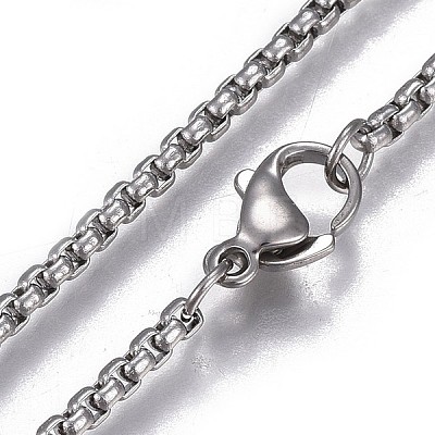 304 Stainless Steel Pendant Necklaces NJEW-P252-01P-1