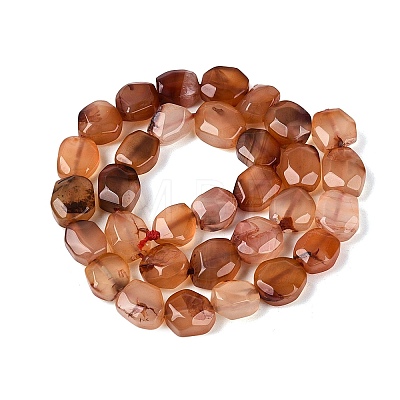 Dyed & Heated Natural Agate Beads Strands G-N359-15A-09-1
