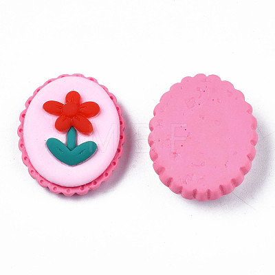 Opaque Resin Cabochons CRES-S308-036-1