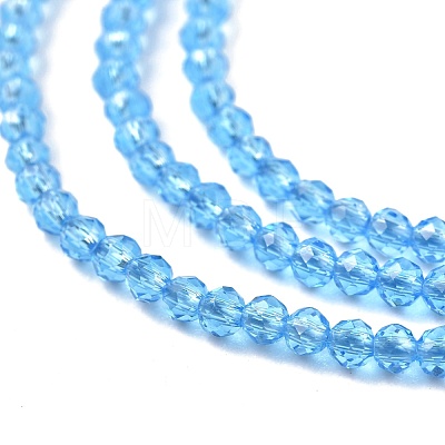 Glass Beads Strands G-K185-16F-1