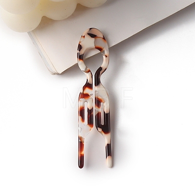 Cellulose Acetate(Resin) Claw Hair Forks PW-WG3B098-02-1