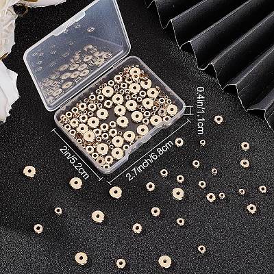 150Pcs 5 Style Brass Beads KK-BBC0004-17-1