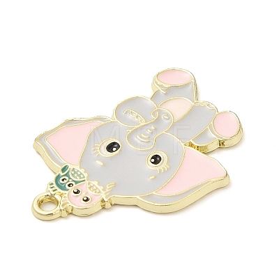 Alloy Enamel Pendants ENAM-C015-02B-G-1