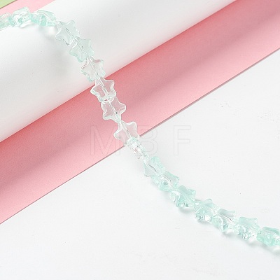 Transparent Glass Beads Strand X1-GLAA-F112-02E-1