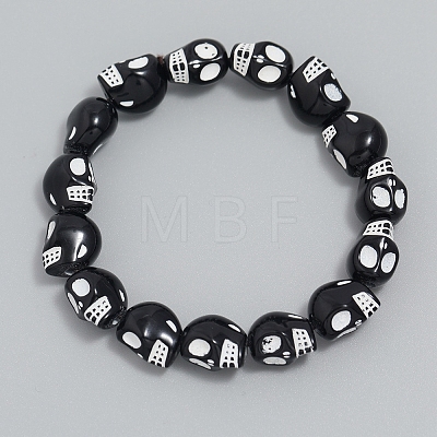 Resin Beaded Bracelets PW-WG98722-01-1