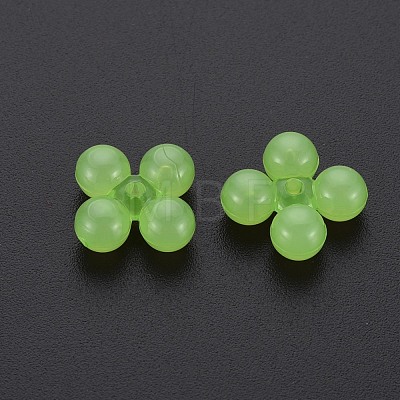 Transparent Acrylic Beads MACR-S373-02E-06-1