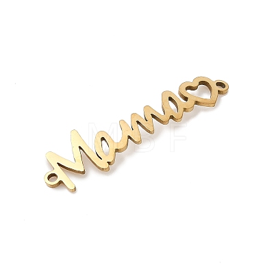 Mother's Day 201 Stainless Steel Connector Charms LS-STAS-F316-38G-1