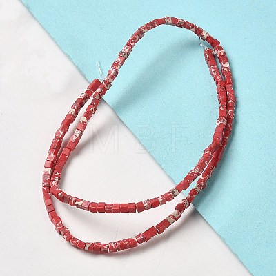 Synthesis Imperial Jasper Beads Strands G-B064-A42-1