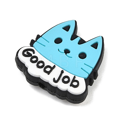 Funny Silicone Beads PL-T045-01C-1