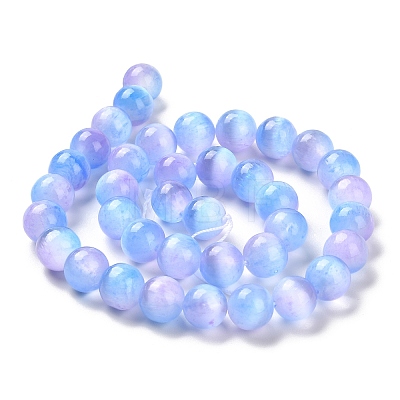 Natural Selenite Beads Strands G-P493-03D-1