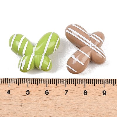 Opaque Acrylic Beads OACR-A045-04-1