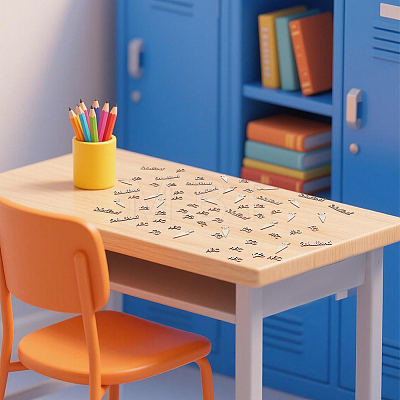 1 Set Unfinished Wood Confetti Table Decoration WOOD-SP0001-99-1