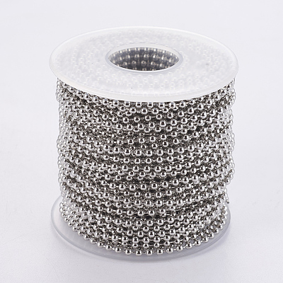 Tarnish Resistant 304 Stainless Steel Ball Chains CHS-F005-05P-1