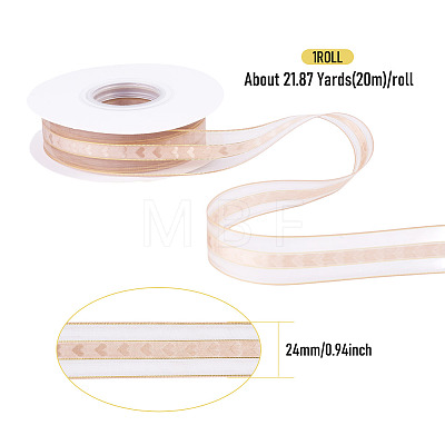 Polyester Lace Ribbon OCOR-TADJ0001-07F-1