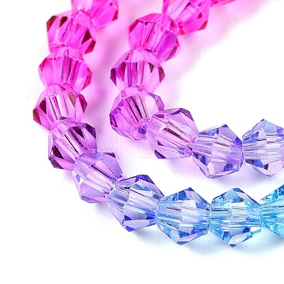 Baking Painted Glass Bead Strands DGLA-A039-T2mm-A08-1