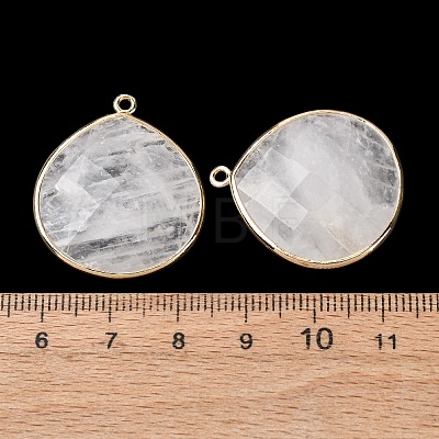 Natural Quartz Crystal Pendants G-B009-07G-W-1