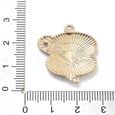 Alloy Enamel Pendants ENAM-D060-05B-02-1