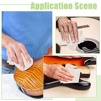 Suede Fabric Musical Instruments Cleaning Cloth AJEW-WH0596-687-1