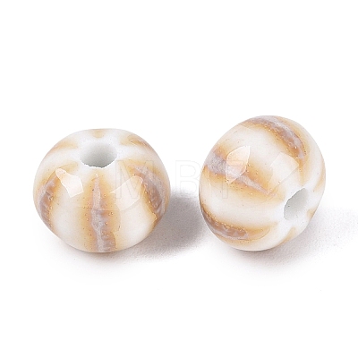 Vintage Handmade Porcelain Beads PORC-Q006-07B-1