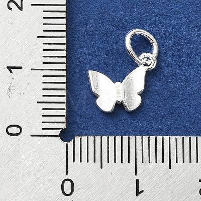 925 Sterling Silver Butterfly Charms STER-M119-14S-1