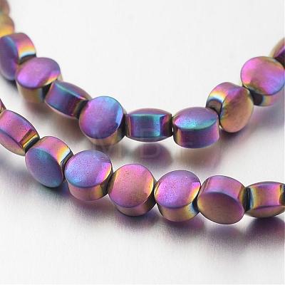 Electroplate Non-magnetic Synthetic Hematite Bead Strands G-F300-33B-F-1