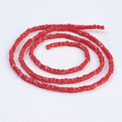 Opaque Glass Beads Strands EGLA-F121-NC01-1