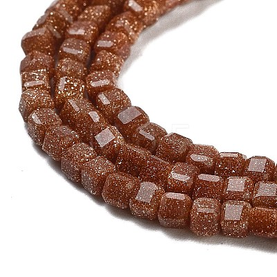 Synthetic Goldstone Beads Strands G-H042-B36-01-1