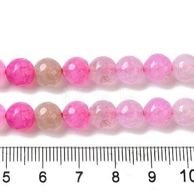 Dyed & Heated Natural Dragon Veins Agate Beads Strands G-P539-A01-06-1