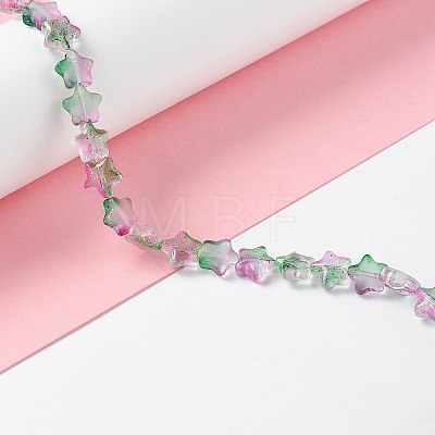 Transparent Glass Beads Strand X1-GLAA-F112-04D-1