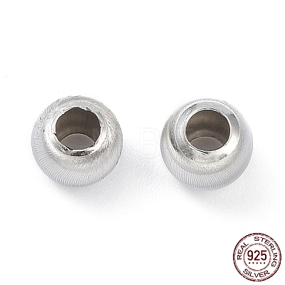 925 Sterling Silver Beads STER-K173-01D-P-1