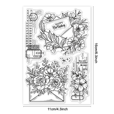 Custom PVC Plastic Clear Stamps DIY-WH0448-0530-1