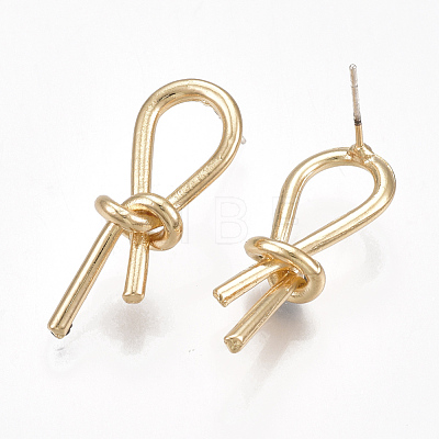 Alloy Stud Earrings PALLOY-S177-56-1
