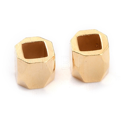 Brass Spacer Beads KK-O133-202F-G-1