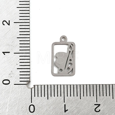 304 Stainless Steel Charms X-STAS-G355-07P-1