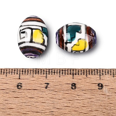 Handmade Porcelain Beads PORC-Q007-08D-1