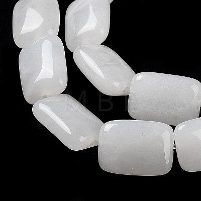 Natural White Jade Beads Strands G-K357-D22-01-1